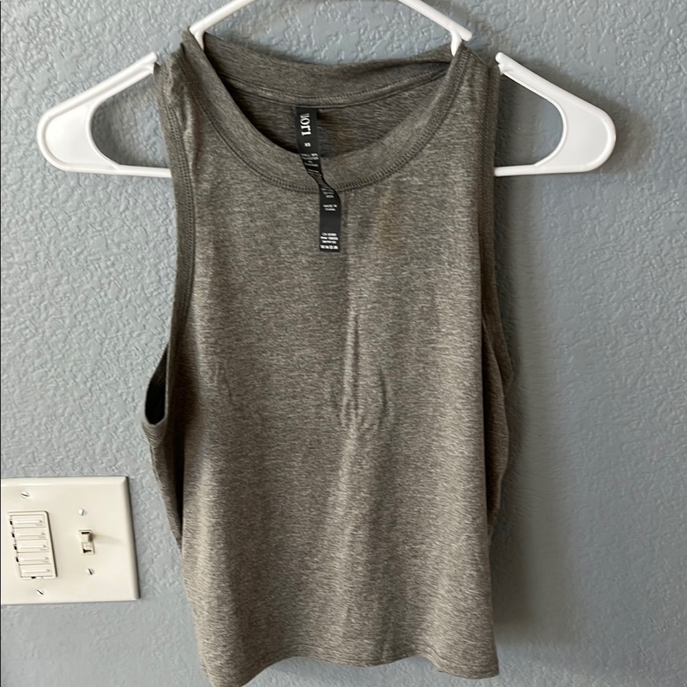 Gray Sleeveless Women's Top